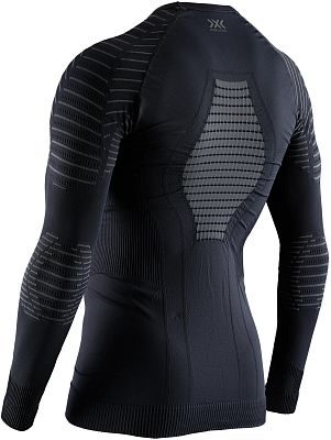 Превью Термобелье Термофутболка X-BIONIC Invent 4.0 LG SL Men Black/Charcoal